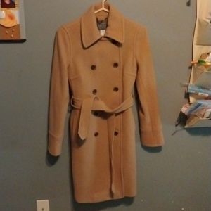 JCrew size 10 stadium cloth coat by Nelli Gori  beige